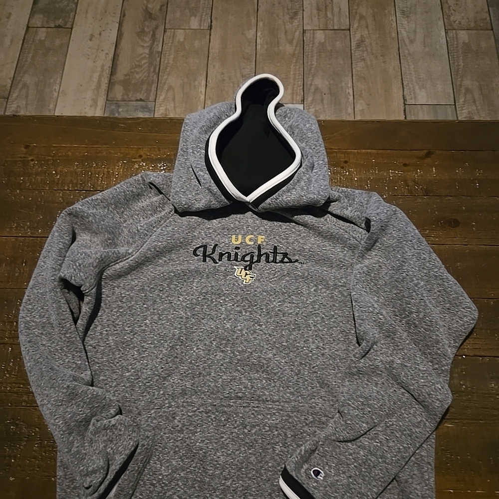 Champion Heather Gray UCF Knights Hoodie